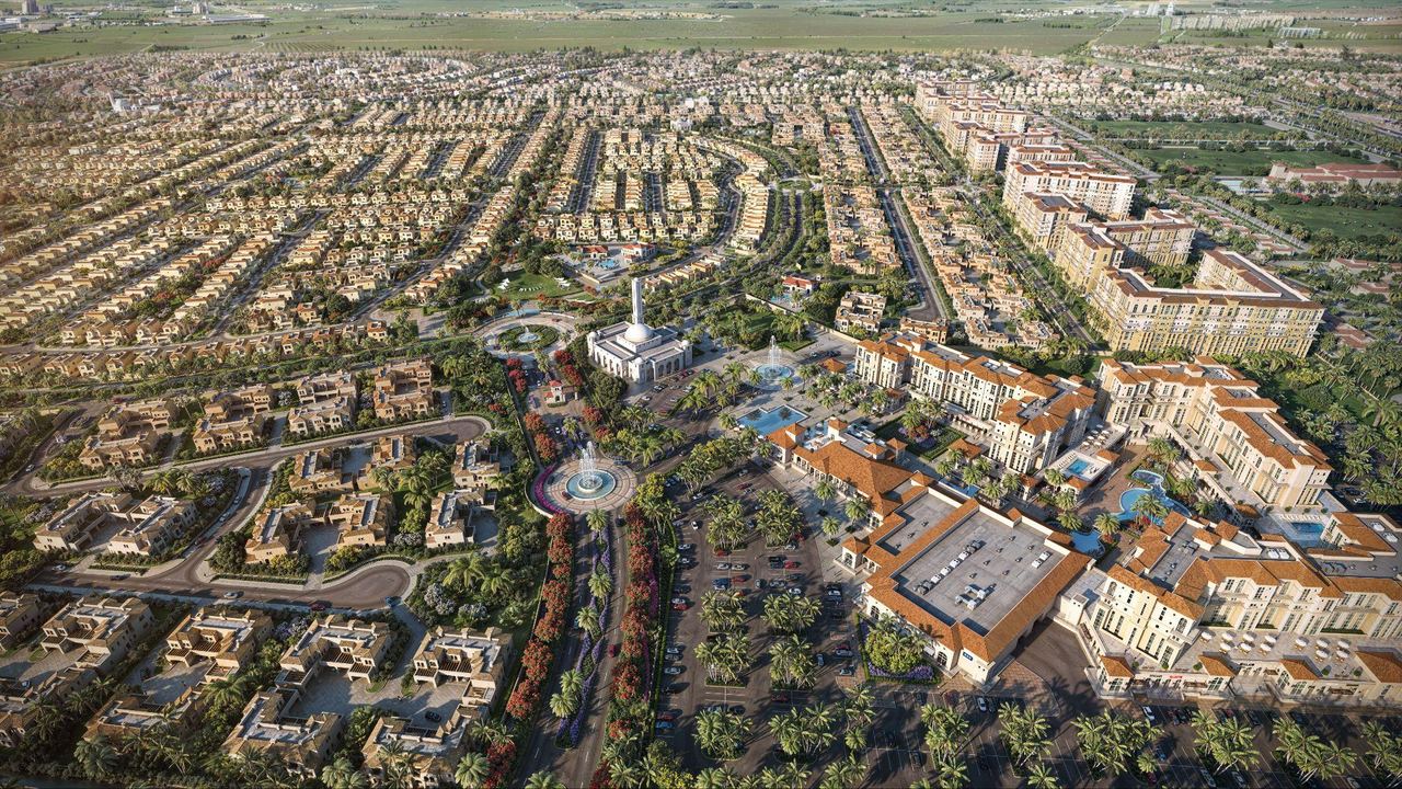 Villa community, Dubai — architectural visualisation by Photoreal3d