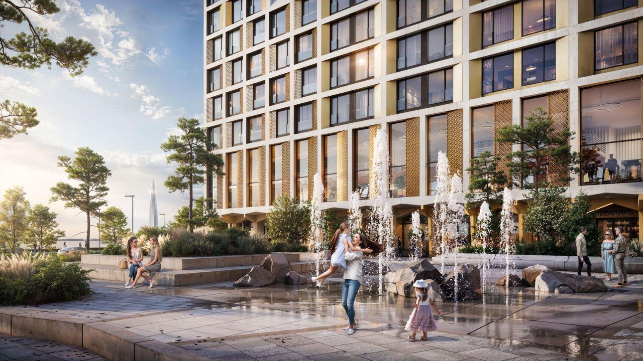 City residential complex — architectural visualisation by Photoreal3d