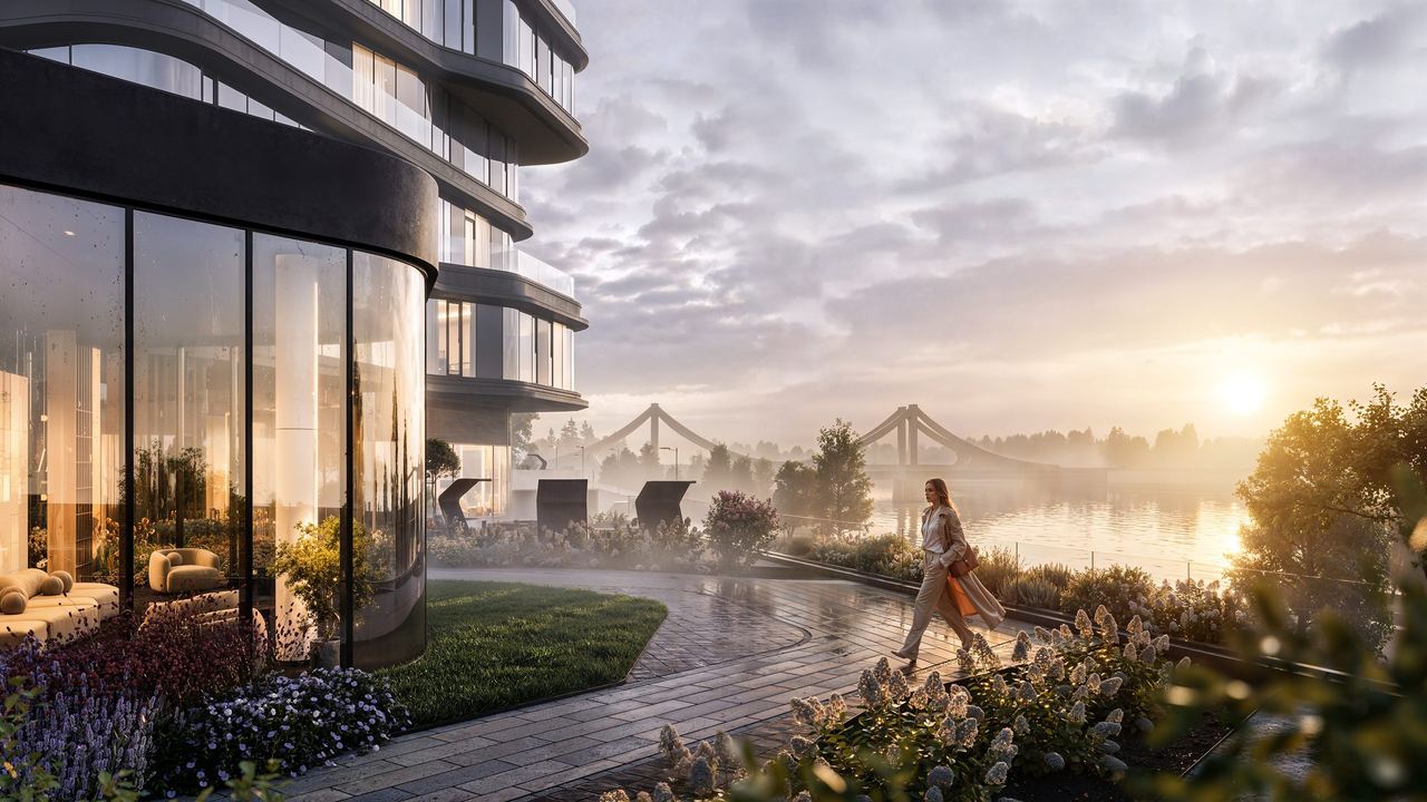 Peninsula Residential District — architectural visualisation by Photoreal3d