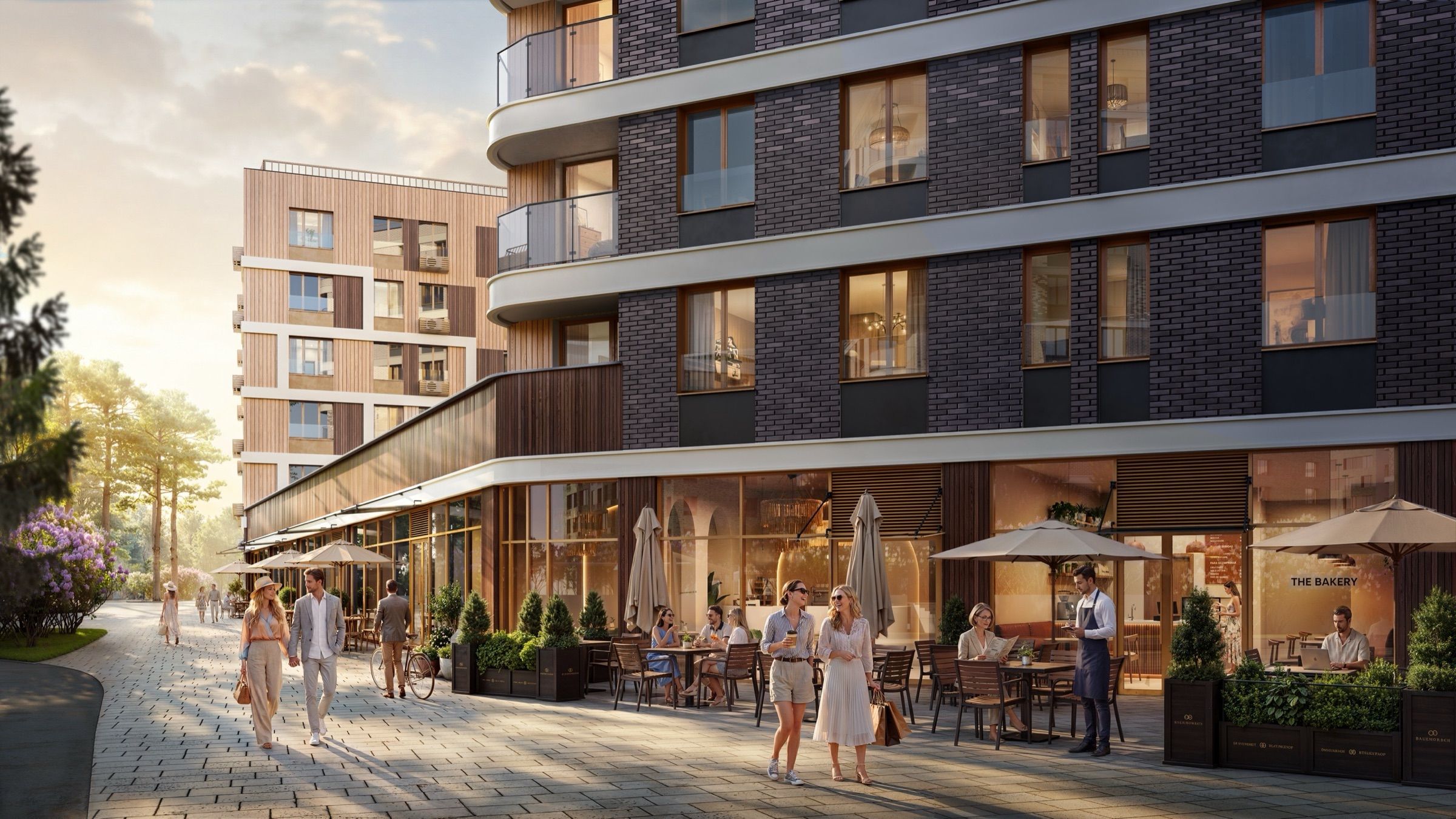 Suburban Comfort Residences — architectural visualisation, frame 1