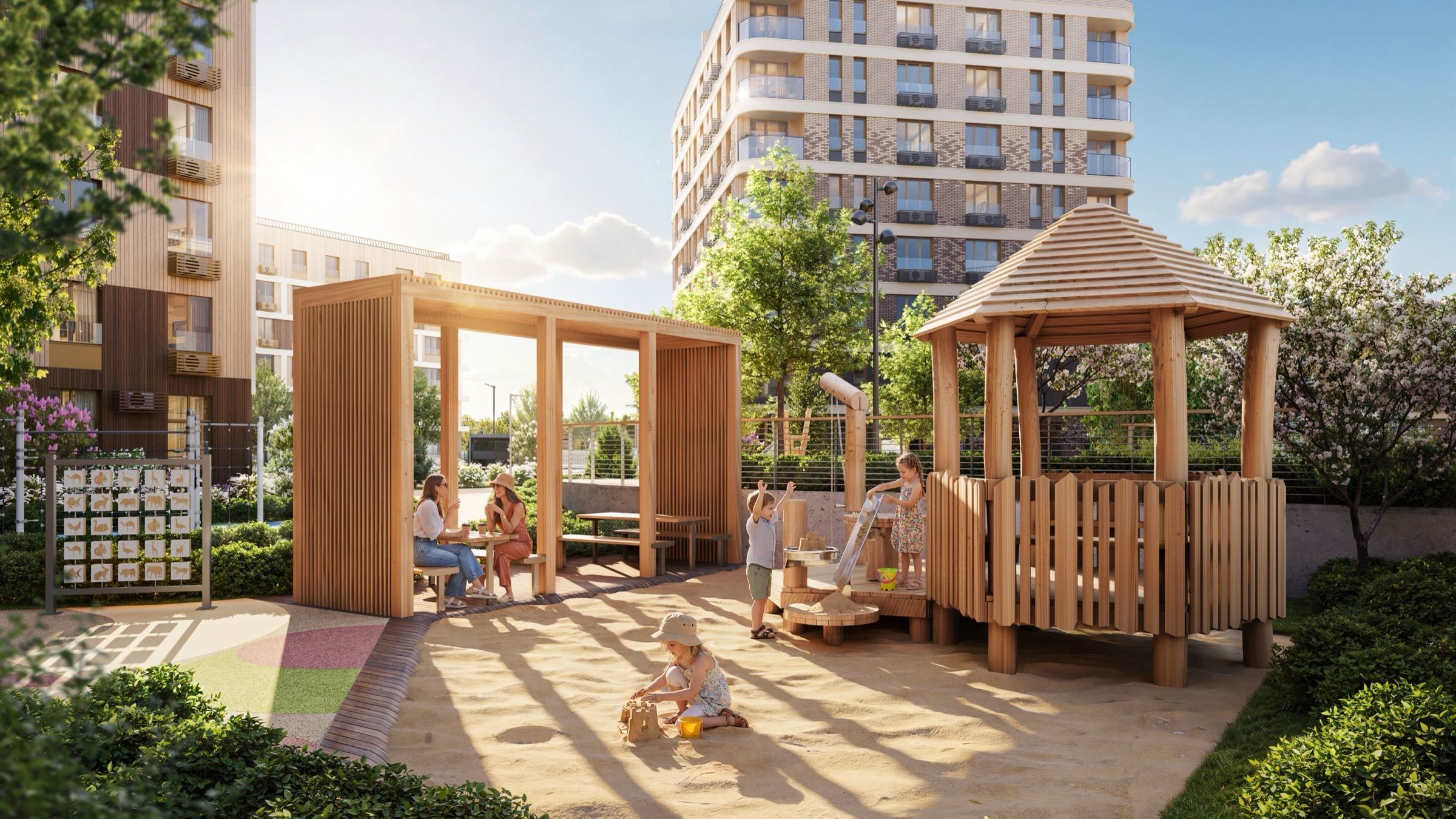 Suburban Comfort Residences — architectural visualisation, frame 3