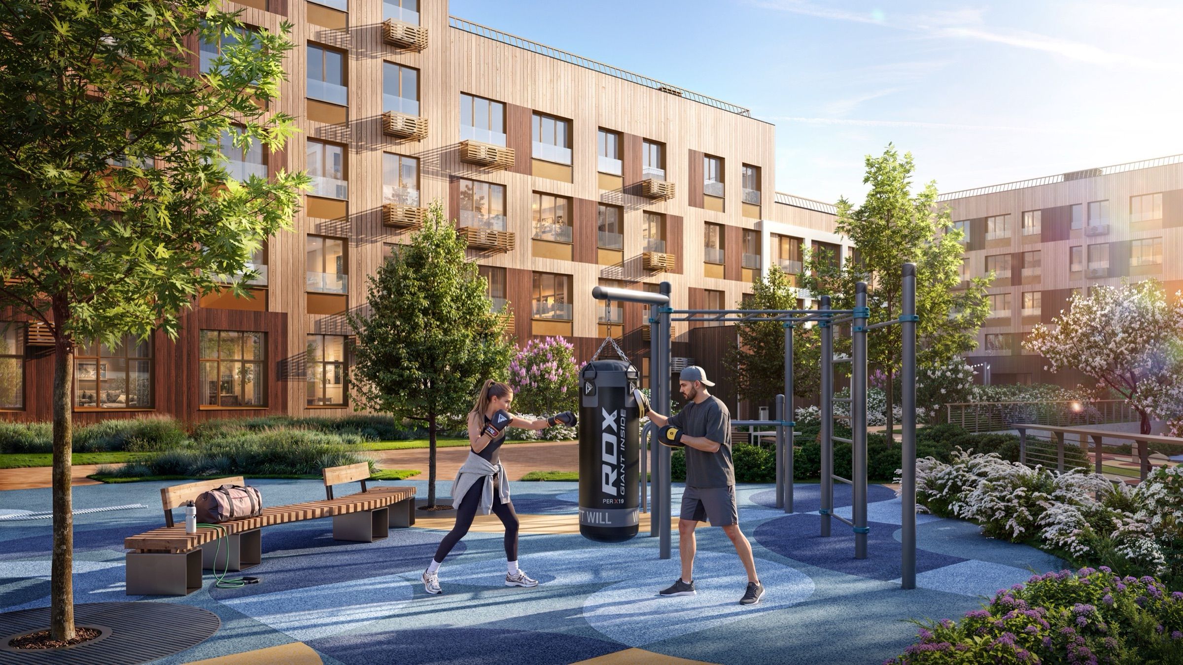 Suburban Comfort Residences — architectural visualisation, frame 4
