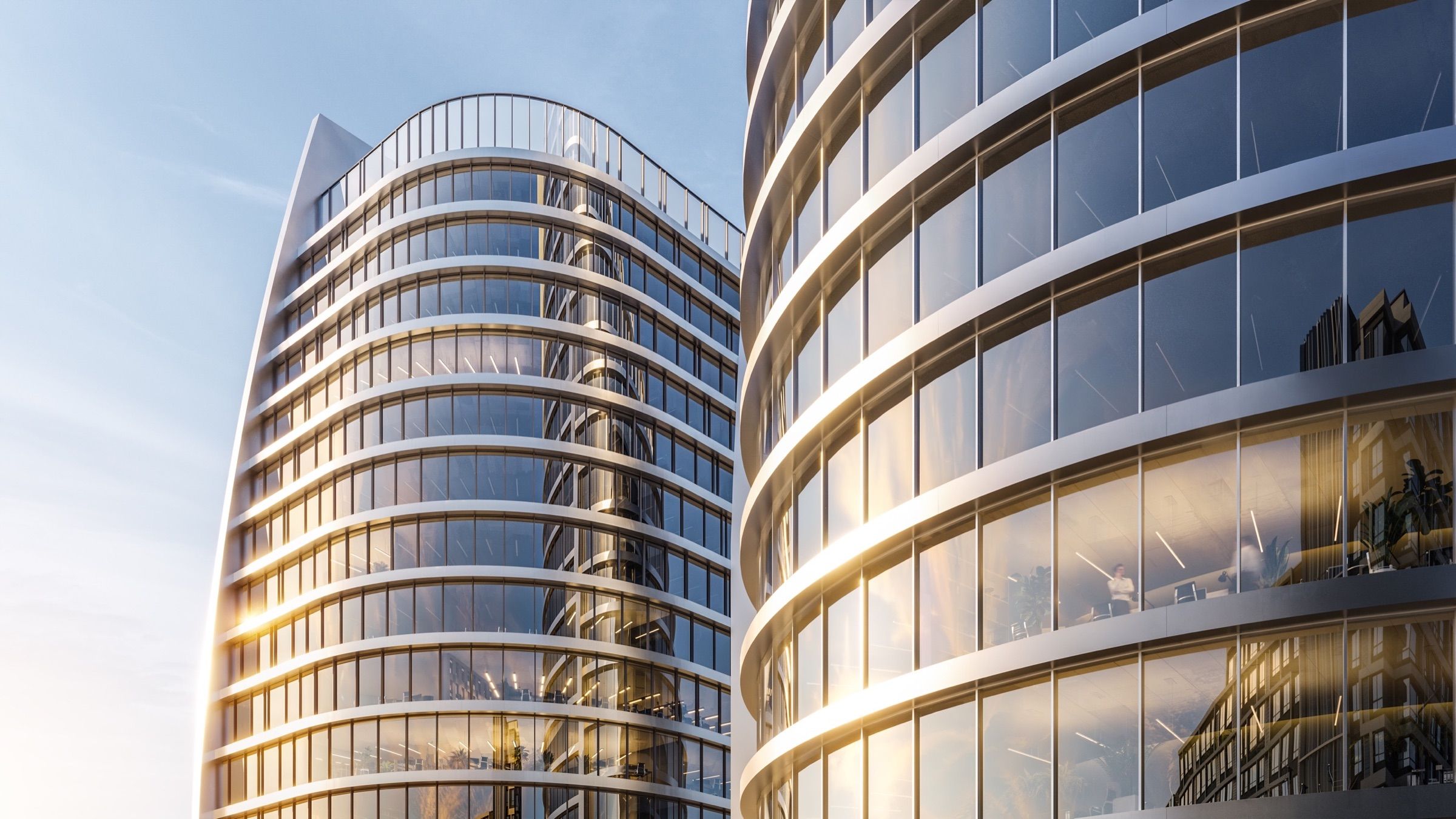 Waterfront Business Centre — architectural visualisation, frame 3