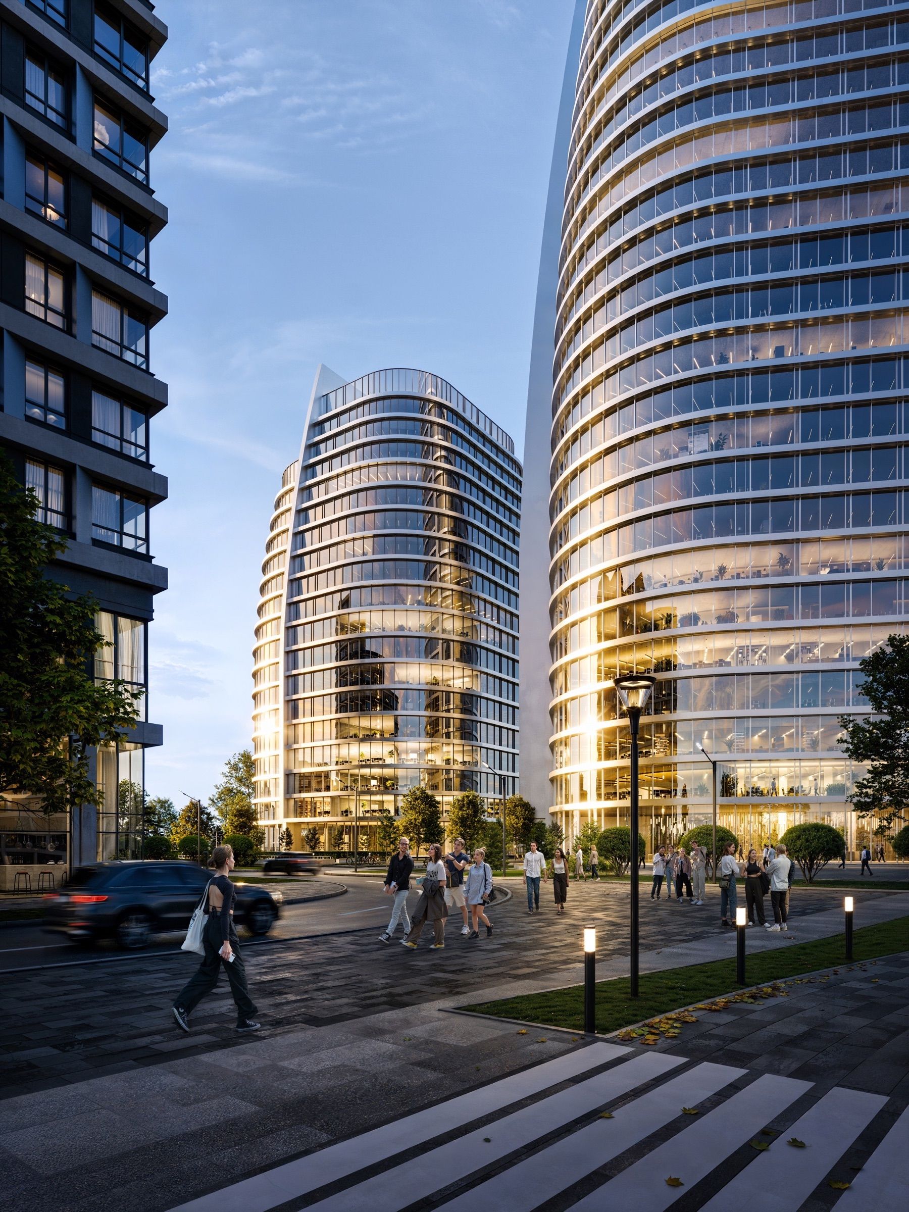 Waterfront Business Centre — architectural visualisation, frame 4