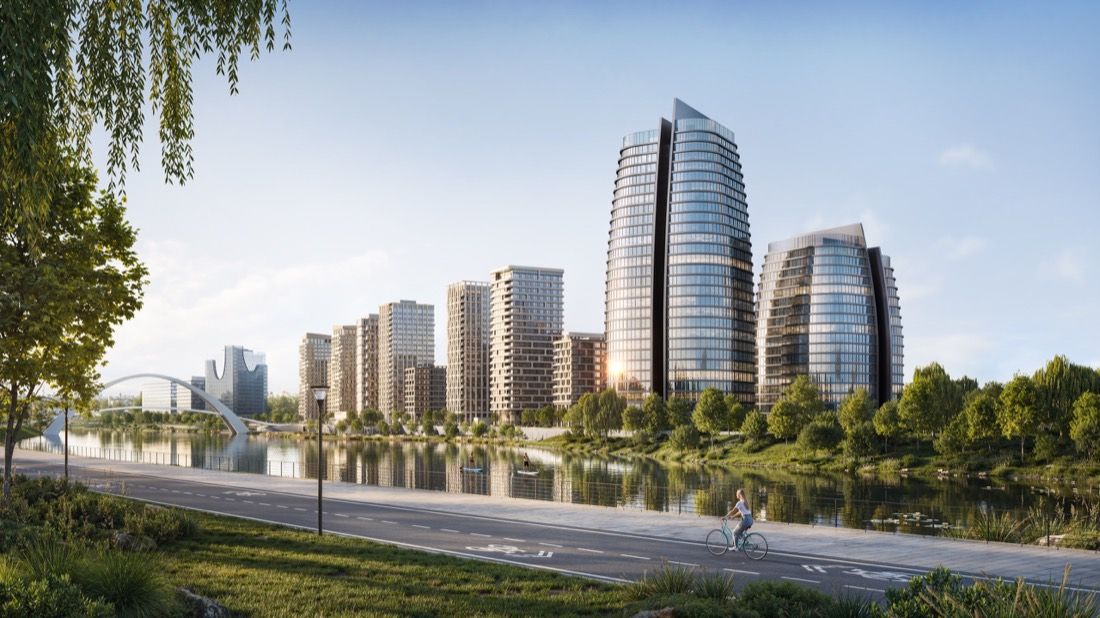 Waterfront Business Centre — architectural visualisation by Photoreal3d