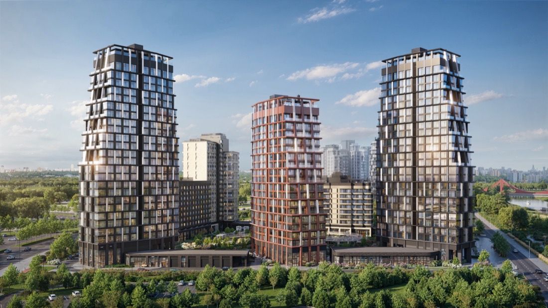Waterfront Residential Quarter — architectural visualisation by Photoreal3d