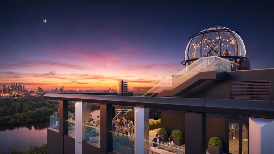 Waterfront Residential Quarter — architectural visualisation by Photoreal3d